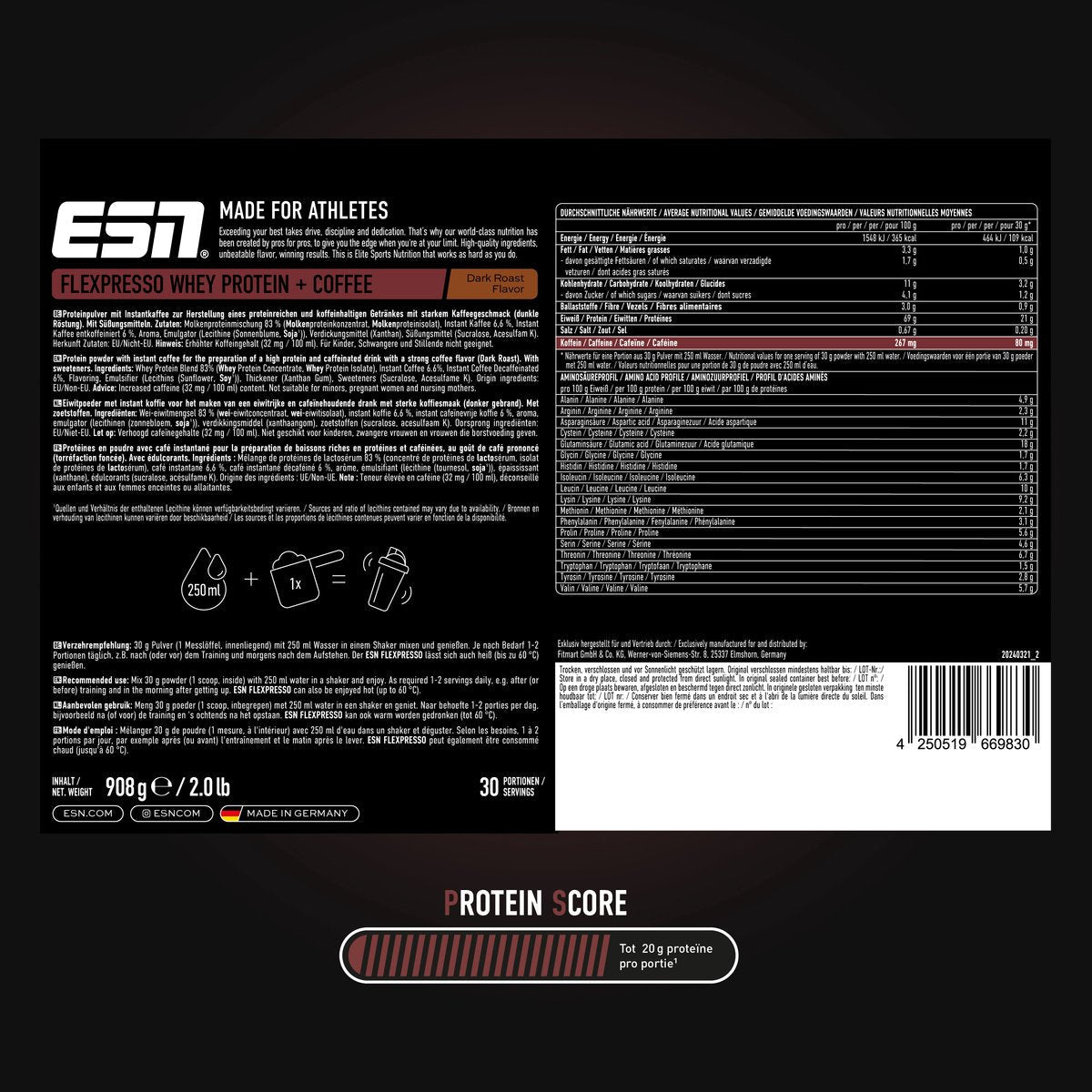 ESN Flexpresso Whey Proteine