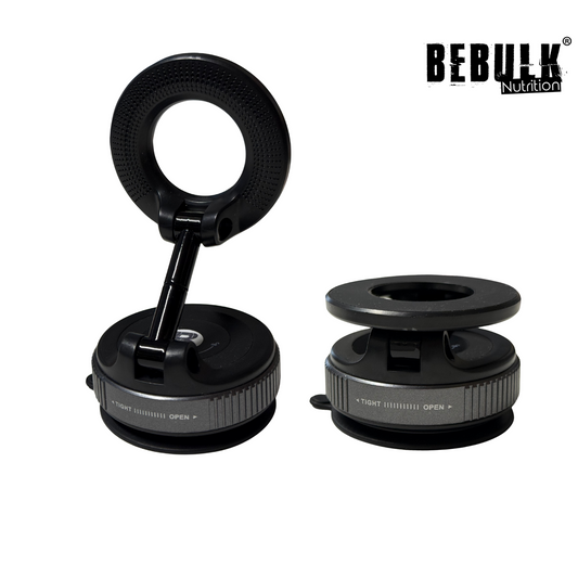 BeBulk Nutrition 360 Roterende Vacuüm Magnetische Zuigtelefoon Houder Handen Gratis Uitschuifbare Magnetische Vacuüm Telefoon Houder Voor Auto Gym Spiegel Douche