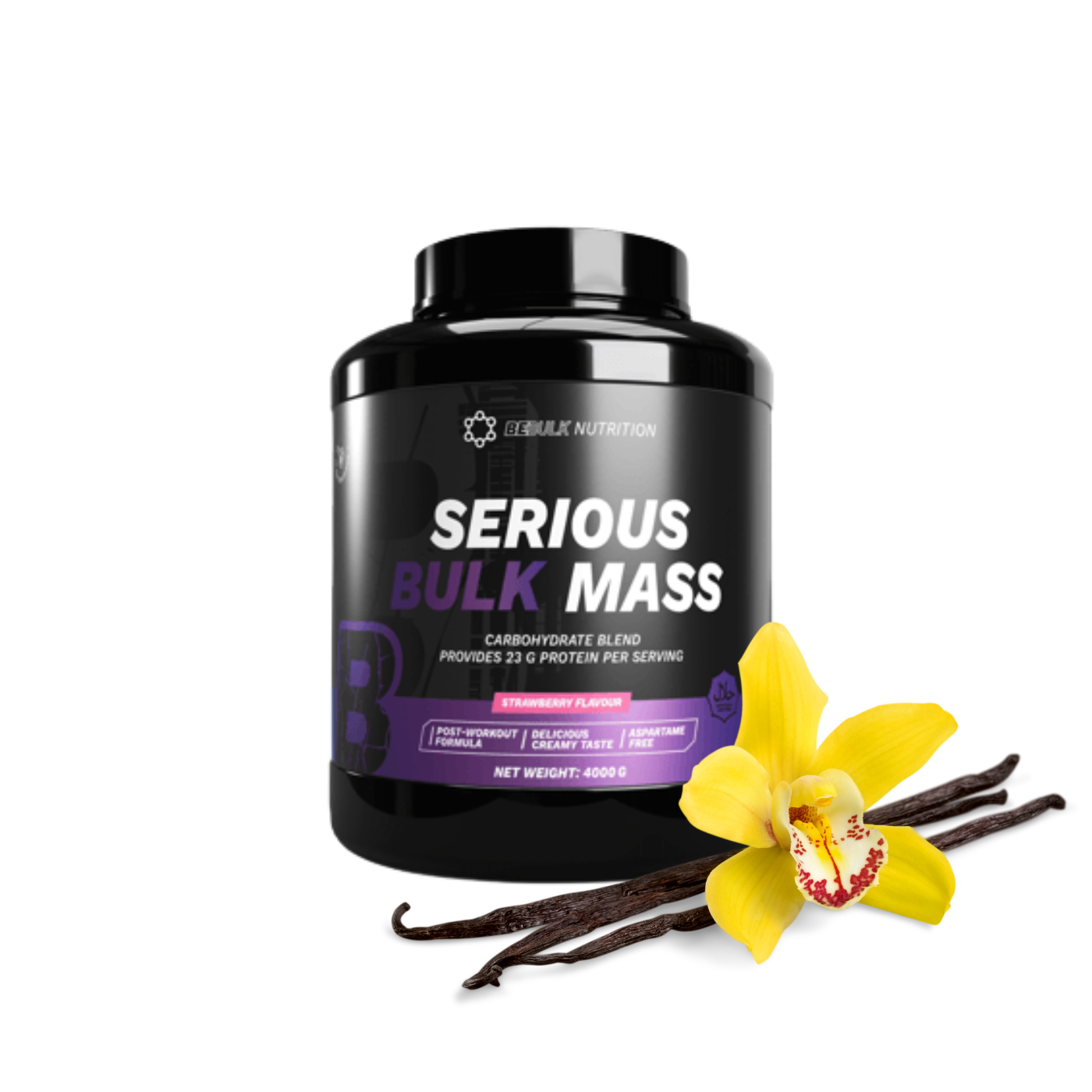 Serious Bulk Mass - 4000 g - BeBulk Nutrition