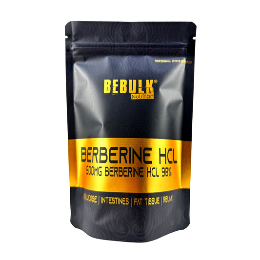Berberine HCL 98%  500mg - Vegan - BeBulk Nutrition