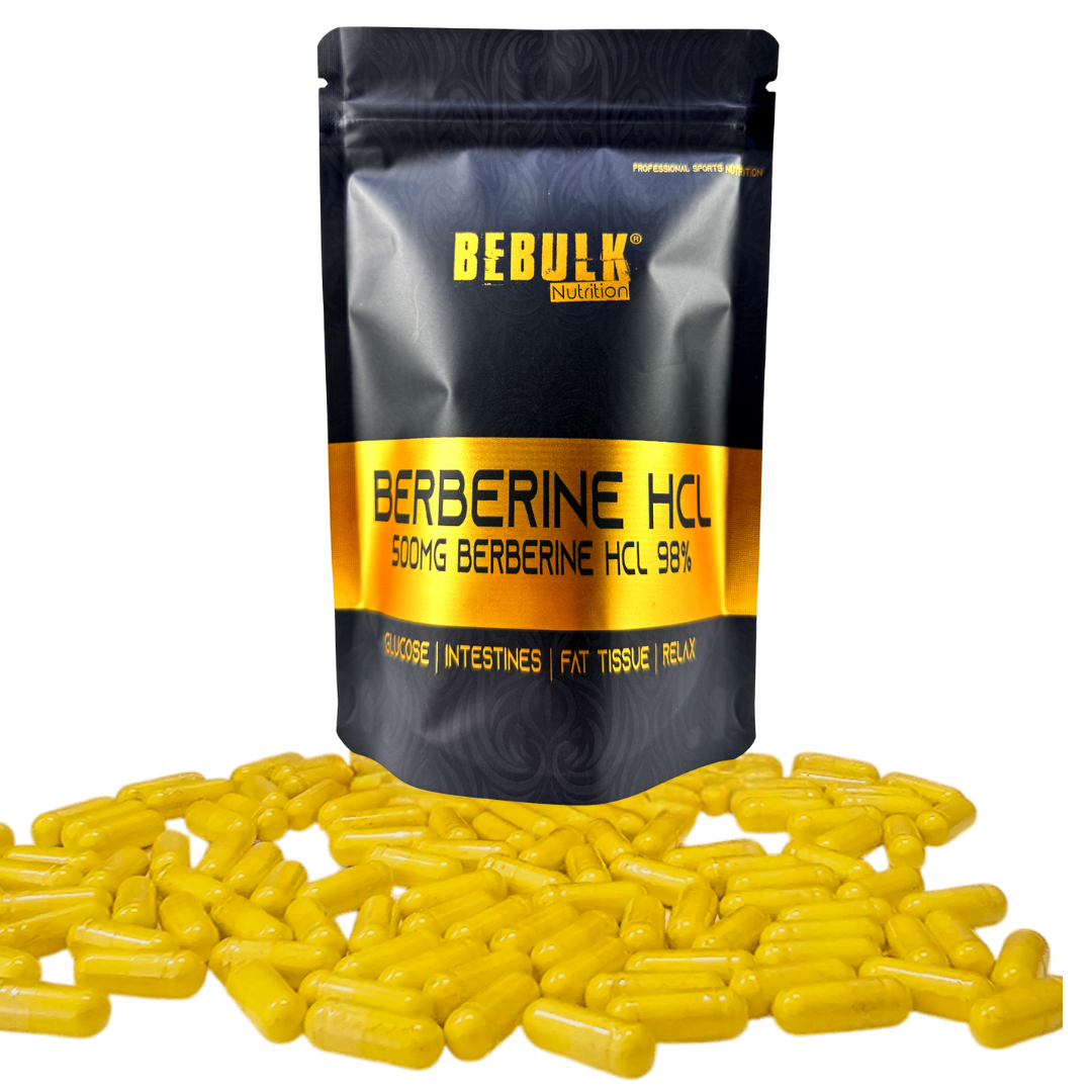 Berberine HCL 98% 500mg - Vegan - BeBulk Nutrition