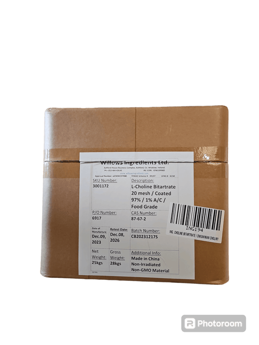 Choline 25 kg - BeBulk Nutrition