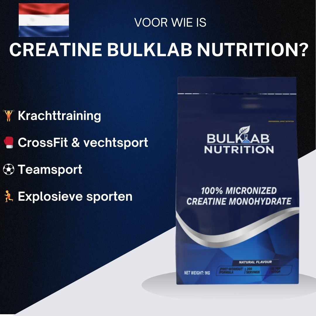 100% Creatine Monohydraat Micronized - BulkLab Nutrition