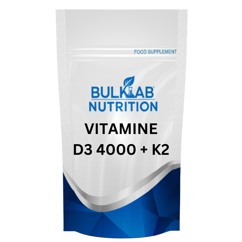 Vitamin D3 4000 IU + K2 100 mcg MK7 - Softgels – BulkLab Nutrition